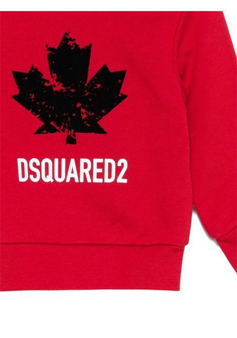 Felpa con stampa DSQUARED2 JUNIOR | DQ3096 D00ZFDQ423